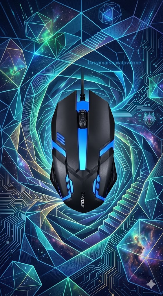 mouse optico Usb c/Fio 1200dpi 3 Botões Rgb MMO-G03 - Tomate