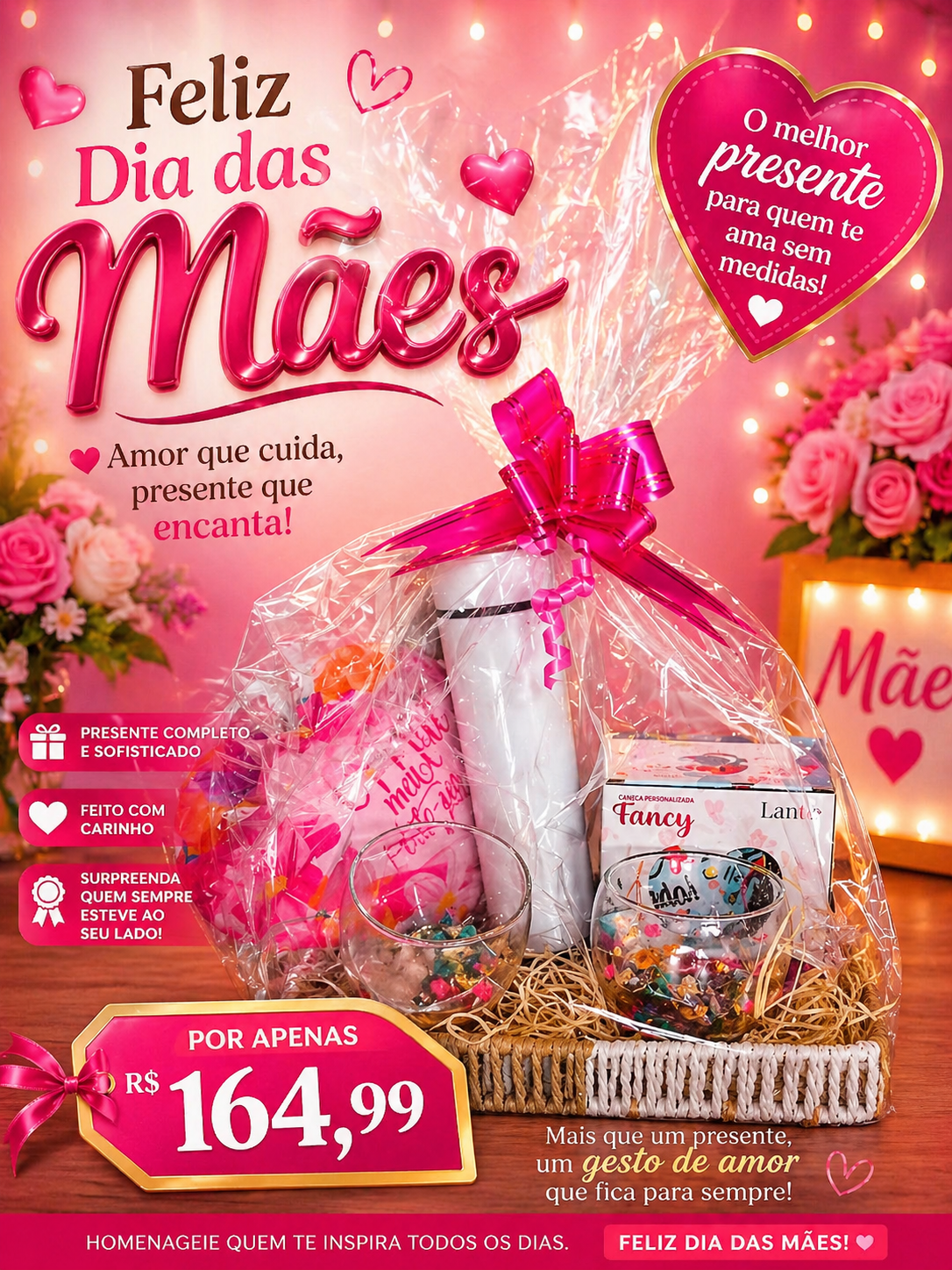 "Cesta dos  Dia das Mães" vip