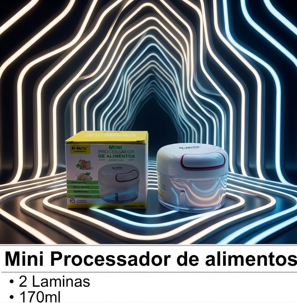 Mini Processador Triturador De Alimentos manual